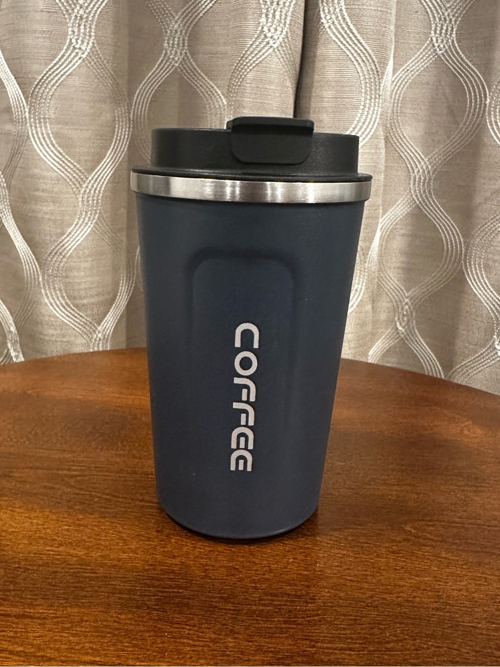 Blue Stainless Steel Insulated Travel Coffee Mug
